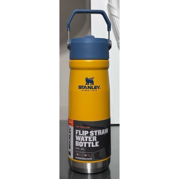 RARE Stanley IceFlow 22oz Flip Straw Tumbler, SAFFRON YELLOW - Picture 1 of 5